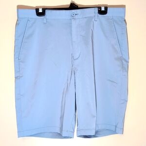 Sunice| Blue Dress Zippered Up Shorts With Side and Back Pockets